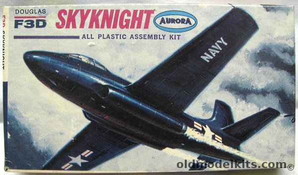 Aurora 1/99 Douglas F3D Skyknight (F-3D / F-10), 287-39 plastic model kit